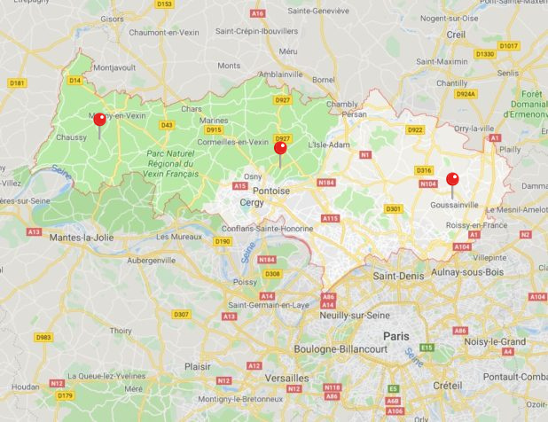 Zones d'intervention pour le dépannage de hottes en Val-d'Oise